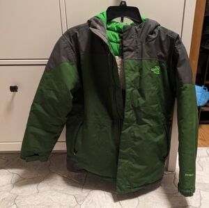 North Face Boys Size Large Green Jacket